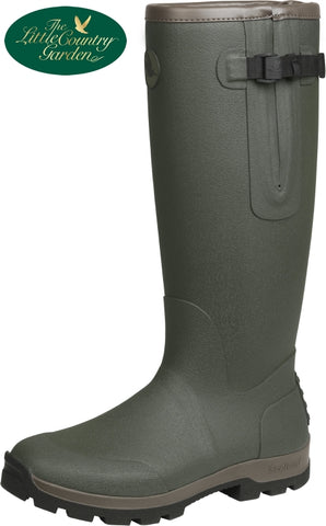SEELAND - Noble Gusset Wellington Boot Dark Olive Wellies Rain Boots