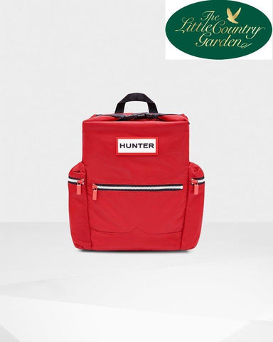 Hunter Original Logo Backpack Top Clip Red Nylon