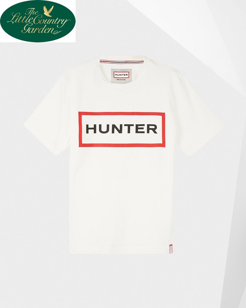 Hunter logo boots top