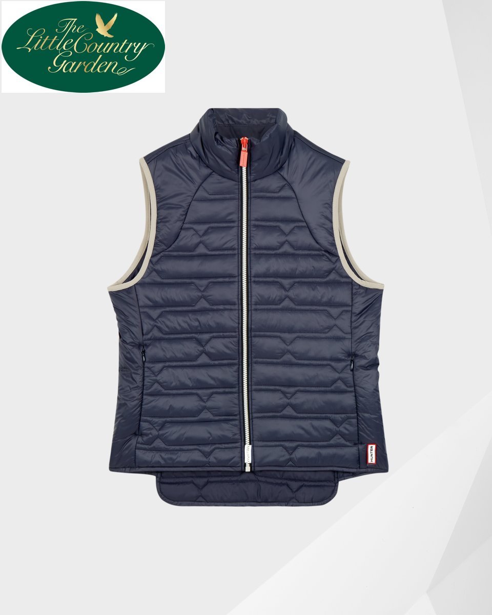 Hunter Boots Brand Original Womens Midlayer Gilet Body Warmer Navy