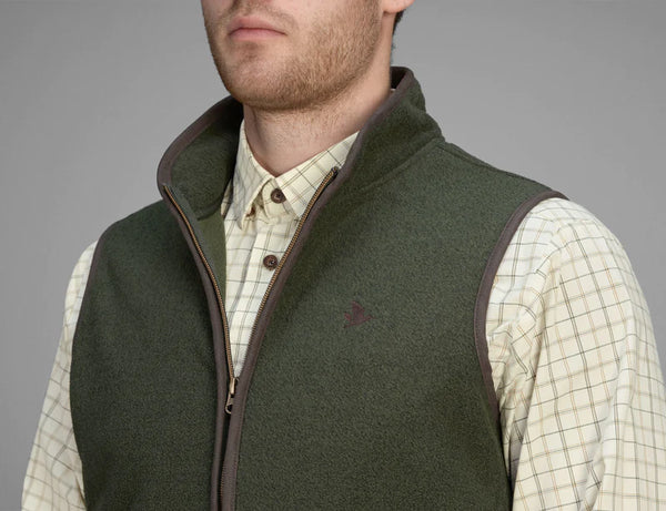 SEELAND Woodcock Fleece Waistcoat Classic Green Gilet Shooting Country Vest