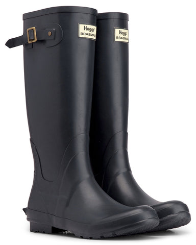 Hoggs of Fife Field Braemar Navy Rubber Wellington Boots Wellies Sport