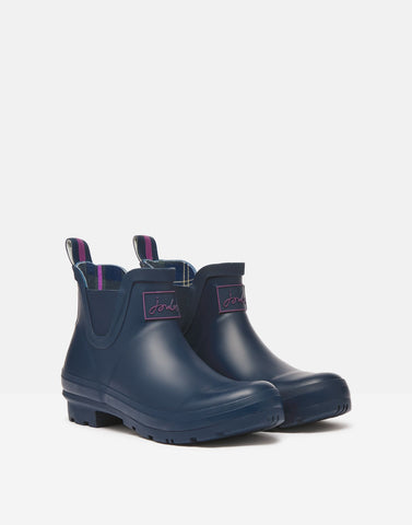 Joules Womens Wellibob French Navy Short Chelsea Ankle Boots Wellies