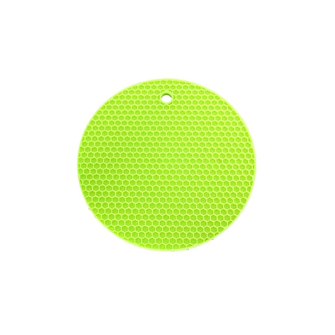 Lotus Grill BBQ Lime Green Round Pot Holder LotusGrill