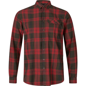 Seeland - Highseat Mens Shirt Red Forest Check Country Shooting