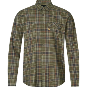 Seeland - Highseat Mens Shirt Burnt Olive Check Green Country Shooting