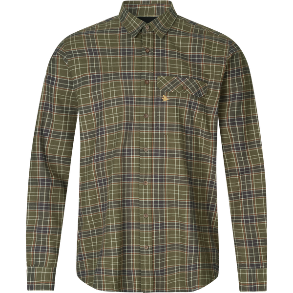 Seeland - Highseat Mens Shirt Burnt Olive Check Green Country Shooting