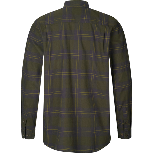 Seeland - Highseat Mens Shirt Dark Olive Check Green Country Shooting
