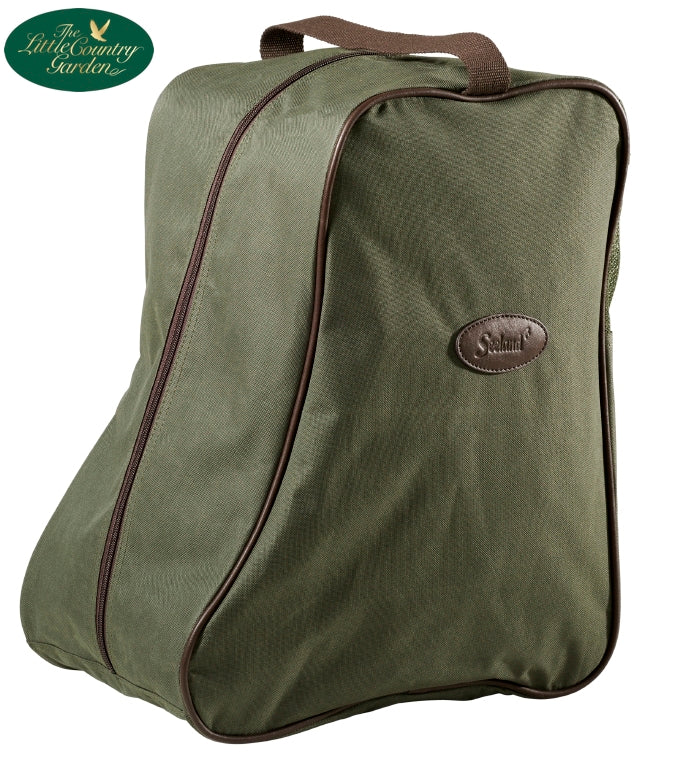 SEELAND - Welly Boot Bag Design Line Green Brown