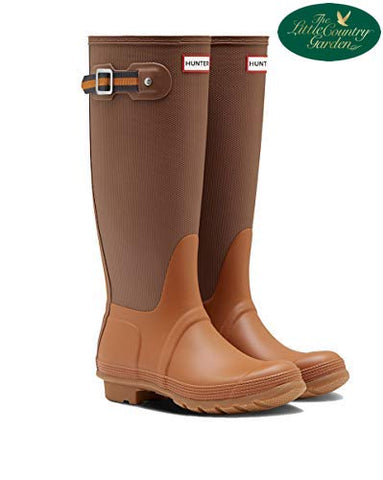 Hunter Original Tall Sissinghurst Soil Red Clay Marigold Wellington Boots Womens Wellies