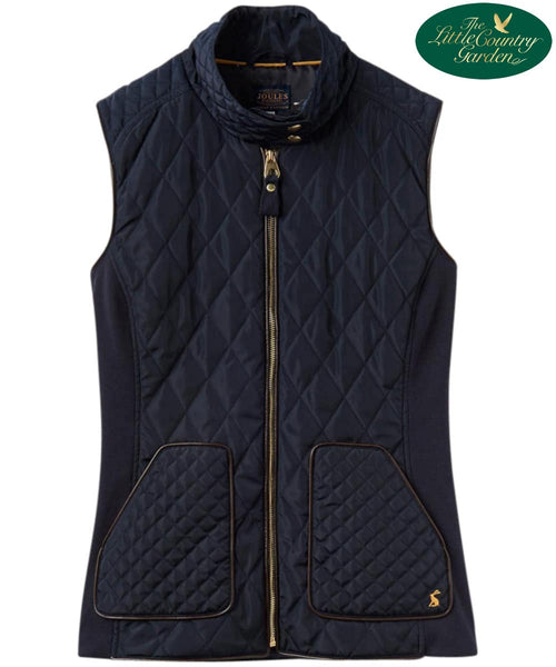 Joules - Braemar Quilted Waistcoat Marine Navy Gilet Bodywarmer