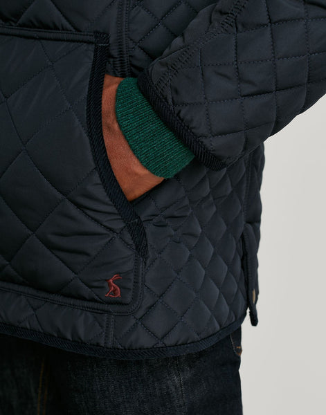 Joules Derwent Mens Quilted Jacket Marine Navy Coat