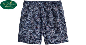 Joules Mens Heston Swim Shorts Blue Navy Indy Floral