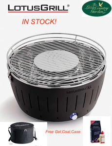 Lotus Grill XL Anthracite Grey (Free Coal/Gel/Carry Case) LotusGrill