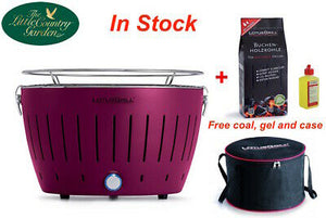 Lotus Grill XL Plum Purple (Free Coal/Gel/Carry Case) LotusGrill