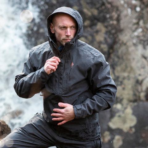 Pinewood Mens Telluz Jacket Dark Anthracite (Black) 5213 Country Waterproof Coat Abisko