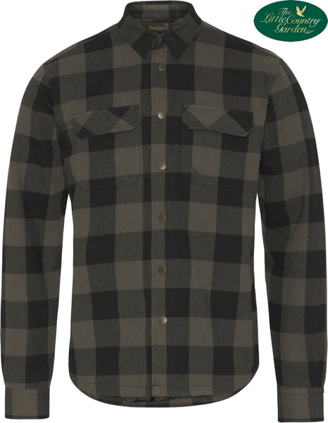 Seeland Canada Padded Over Shirt Limited Edition Grey Country Check Shacket Jacket