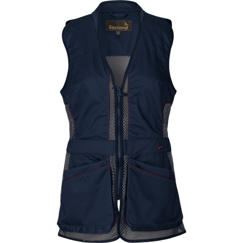 Seeland Skeet II Lady Waistcoat Classic Blue Shooting Vest Gilet 2
