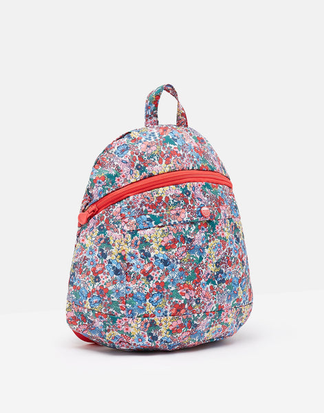 Joules Kids Discoverer Packable Backpack Ditsy Print Jnr