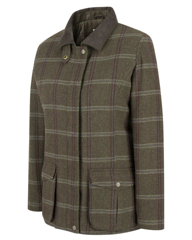 Hoggs of Fife Musselburgh Ladies Bracken Tweed Field Coat Jacket Shooting Hunting