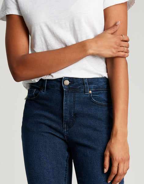 Joules Monroe High Rise Stretch Skinny Jeans Blue Indigo Denim