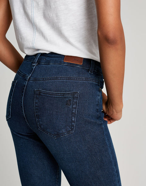 Joules Monroe High Rise Stretch Skinny Jeans Blue Indigo Denim