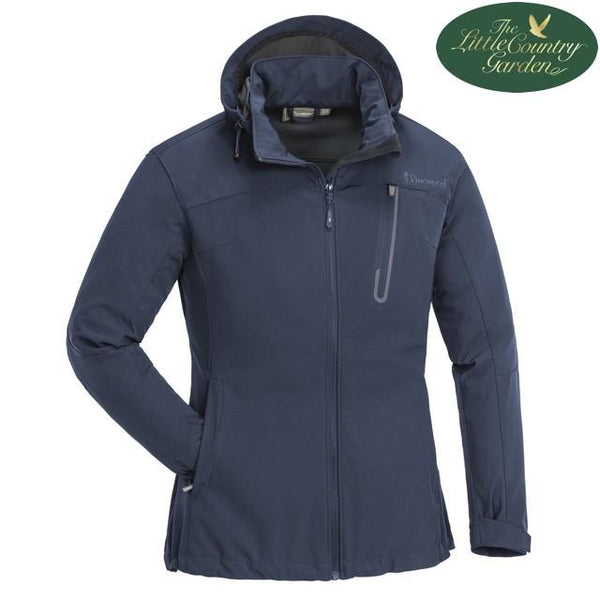 Pinewood Womens Wilda Stretch Shell Jacket Coat Dark Dive Blue 3141 Country Walking 