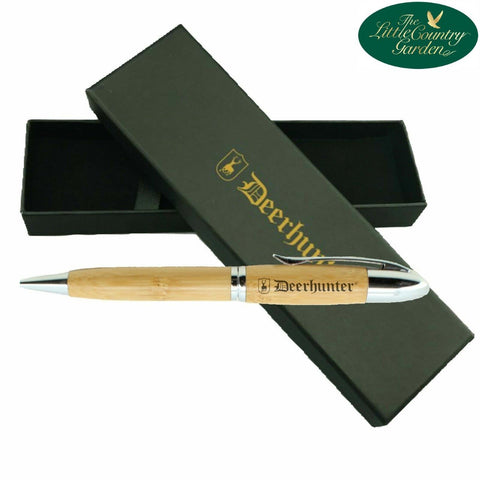 Deerhunter Ballpoint Pen Gift Set Bamboo Boxed DH50 