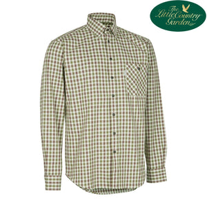 Deerhunter Gideon Mens Shirt Green Country Check Cotton