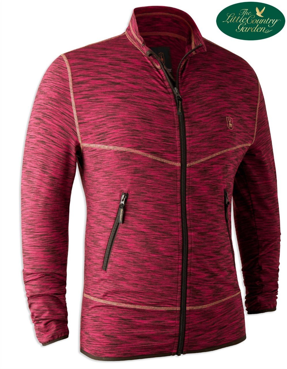 Deerhunter Mens Norden Insulated Fleece Red Melange Country Shooting Hunting