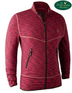 Deerhunter Mens Norden Insulated Fleece Red Melange Country Shooting Hunting