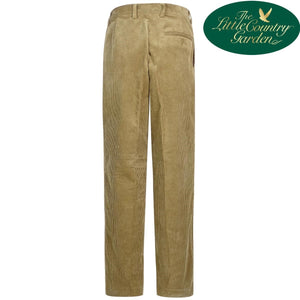 Hoggs of Fife Mens Mid-Weight Cord Trousers in Beige Country 