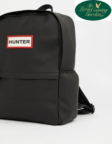 Hunter Original Rubberised Backpack Black 
