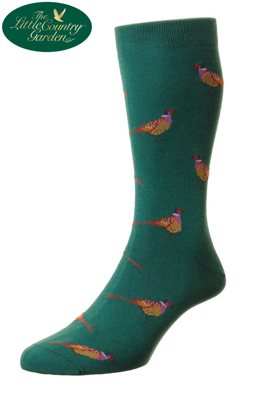 Conifer Green Scott-Nichol Pheasant socks
