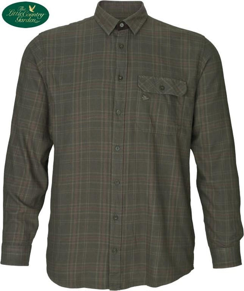 Wren Check Green Seeland Mens Shirt