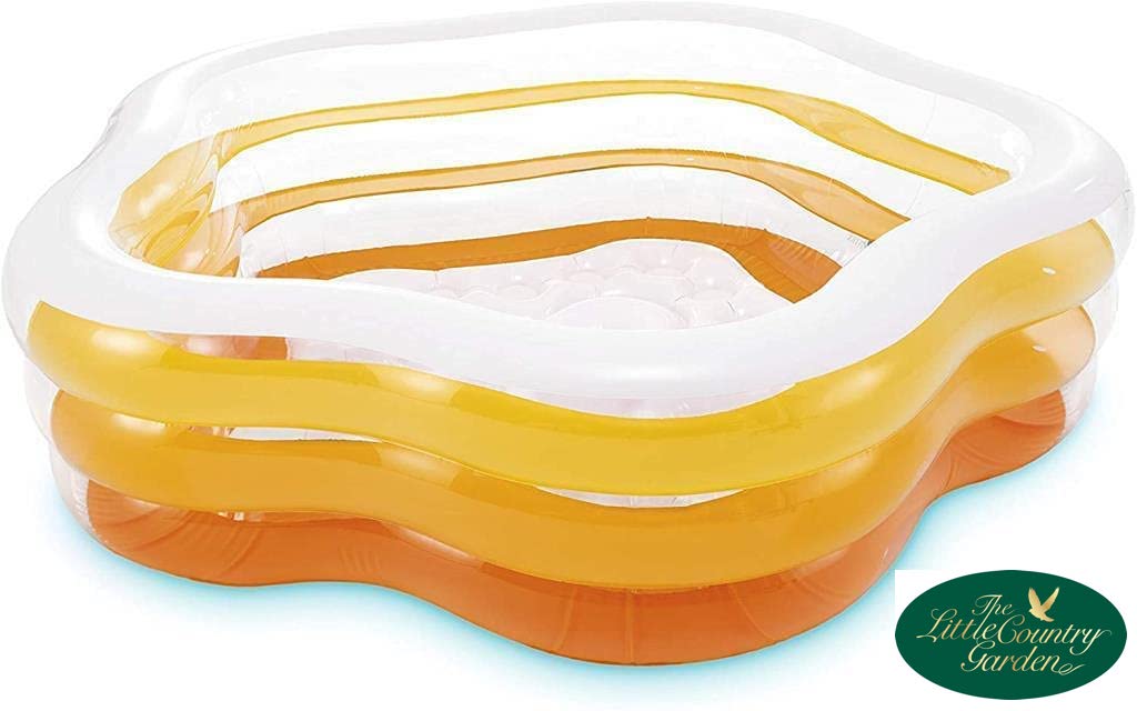 INTEX SWIM CENTRE SUMMER COLOURS 73in x 71in LARGE PADDLING POOL